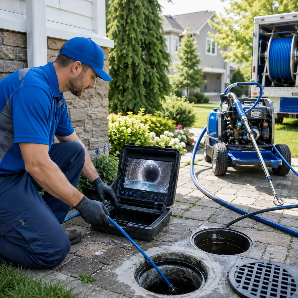 Outdoor drain cleaning professionals serving Peshtigo, WI